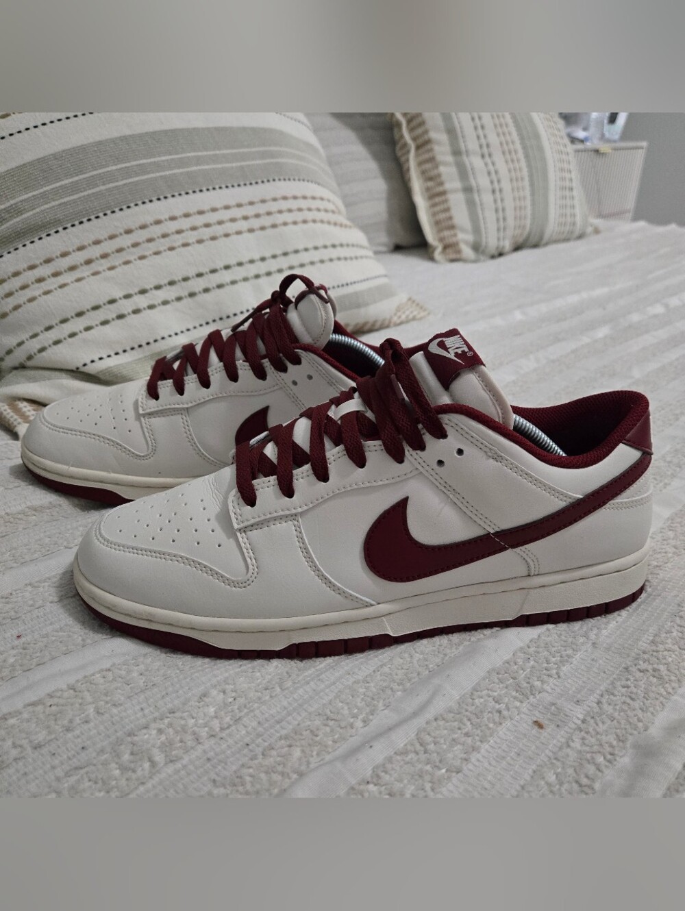 Nike - Men’s Dunk Low - Sail & Burgundy